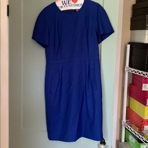 J.Crew Super 120's wool suiting dress.